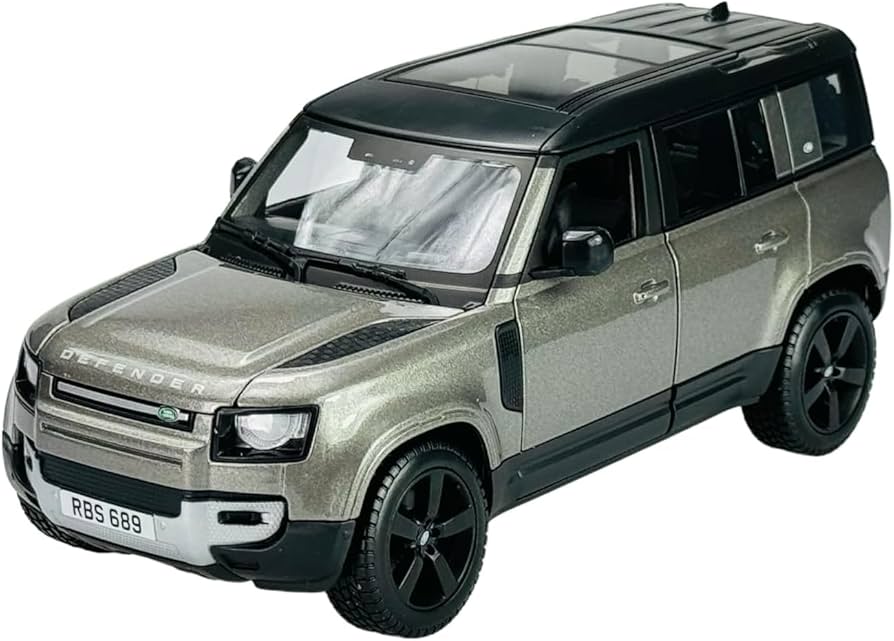 1/24ランドローバー ディフェンダー ミニカー 緑とブルー　2台セット 1/24ランドローバー ディフェンダー ミニカー 緑とブルー 2台セット